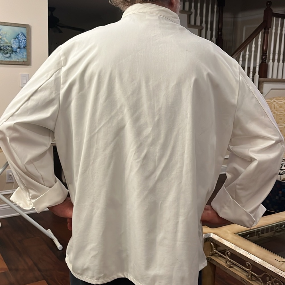 Palm chef jacket! Fun conversation piece.Great condition/ never used to cook - Picture 4 of 5